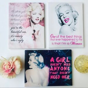 Marilyn Monroe Wall Decor Collection ✨💕